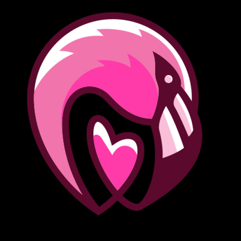 Sailing Pink Flamingo