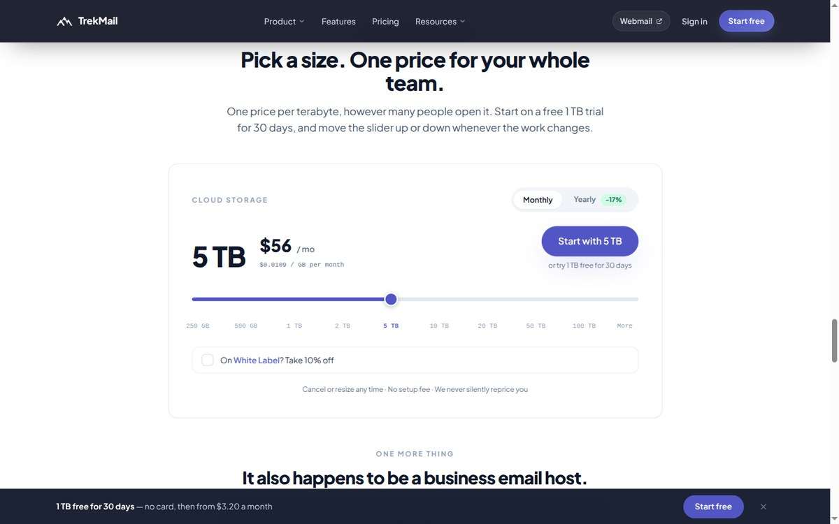Drive pricing