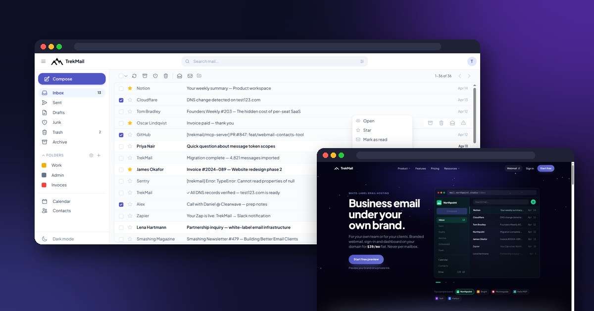 TrekMail: The Email Platform Behind TrekGuider