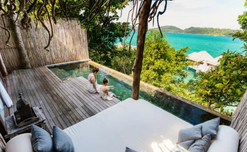 colorful insulated cups, poolside drinks, tropical cocktails, resort bar, vacation essentials, travel accessories, sunny background