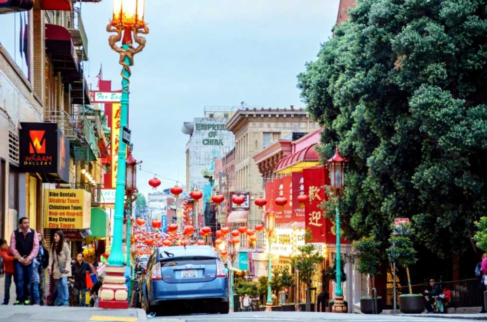 San Francisco Chinese New Year parade route map, Market Street, Union Square, Chinatown, start point, end point, viewing areas}