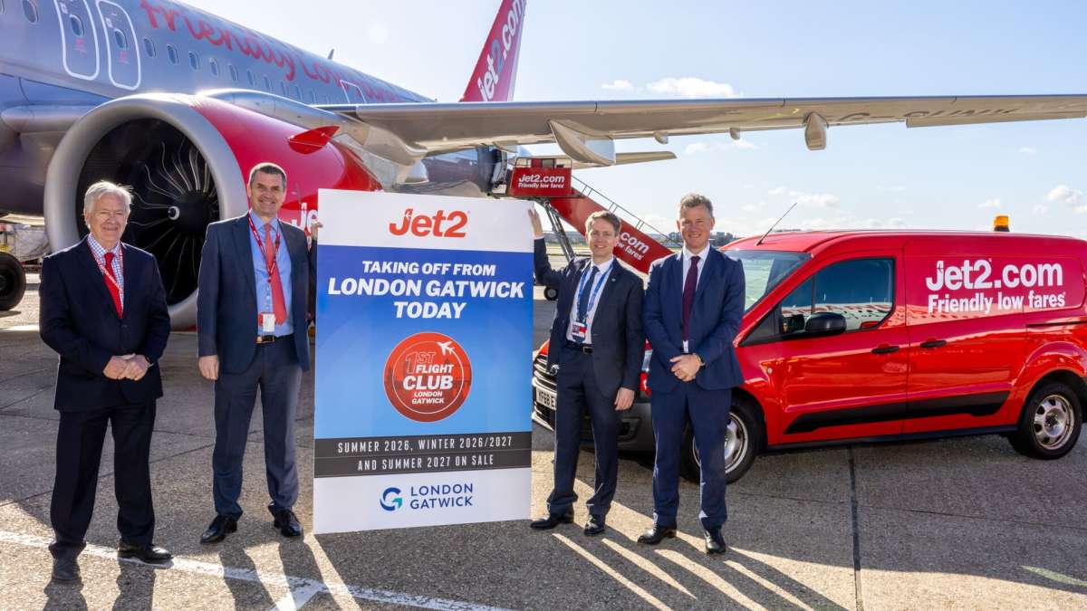 Jet2 Opens New Base at London Gatwick With 29 Leisure Routes